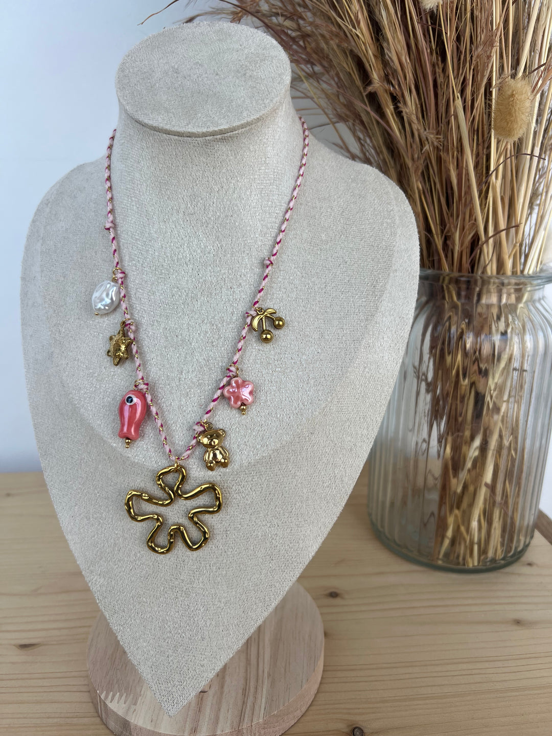 Collar Flora (acero)
