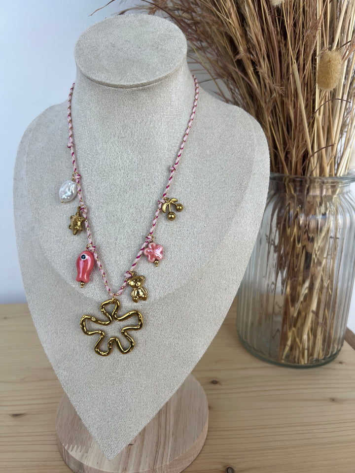 Collar Flora (acero)