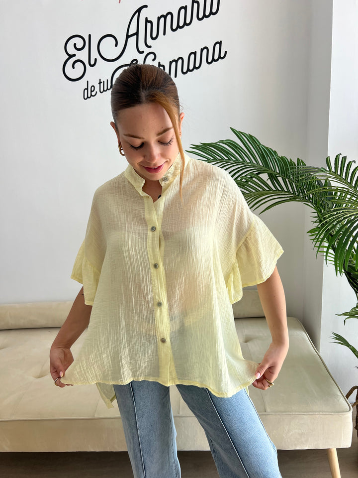 Camisa Sara amarillo