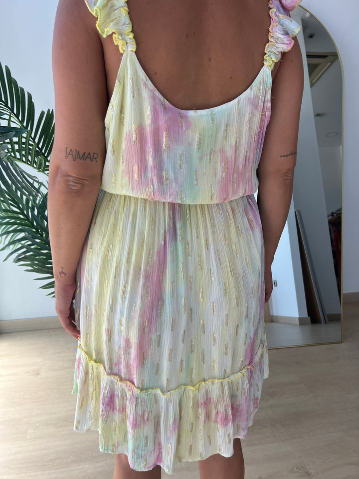 Vestido Conil corto amarillo