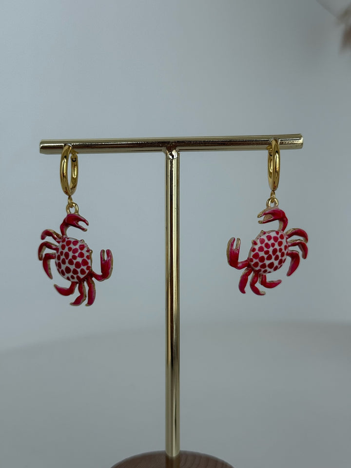 Pendientes Cangrejo (acero)