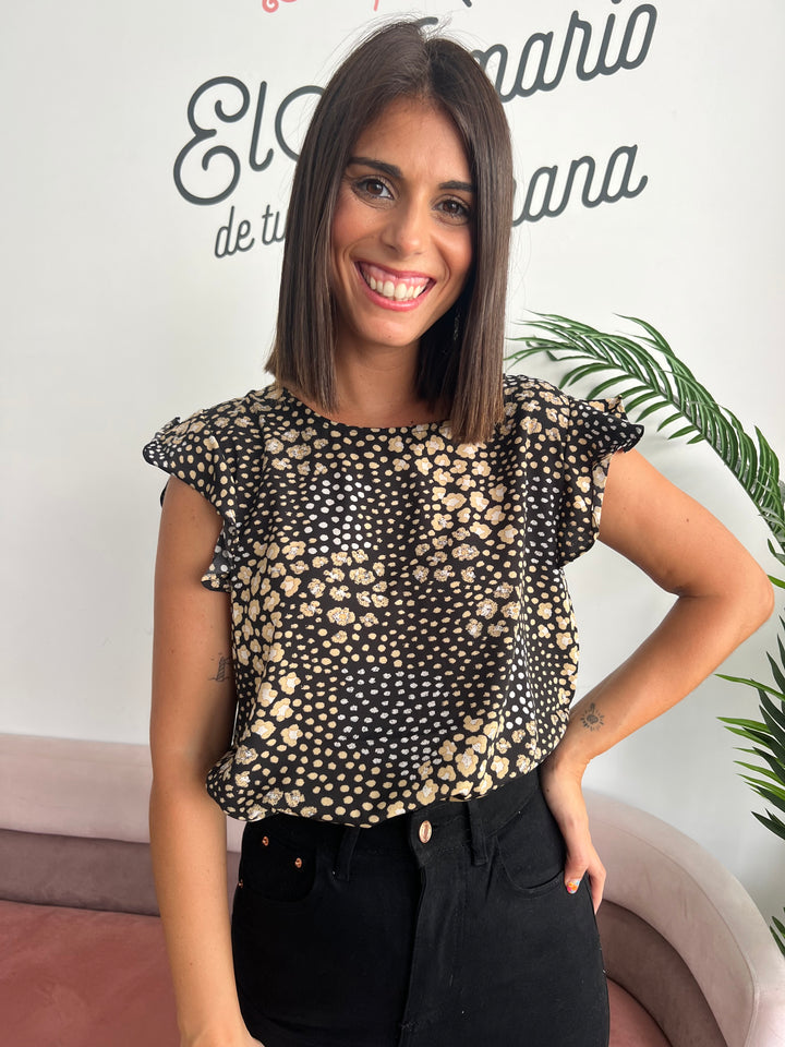 Blusa Print negro