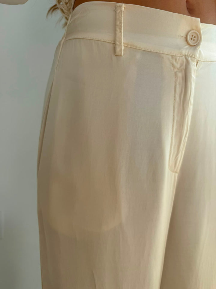 Pantalón Carmina blanco roto