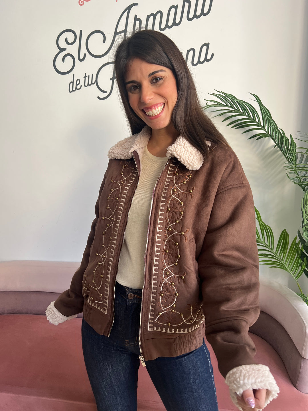 Chaqueta Paula marrón