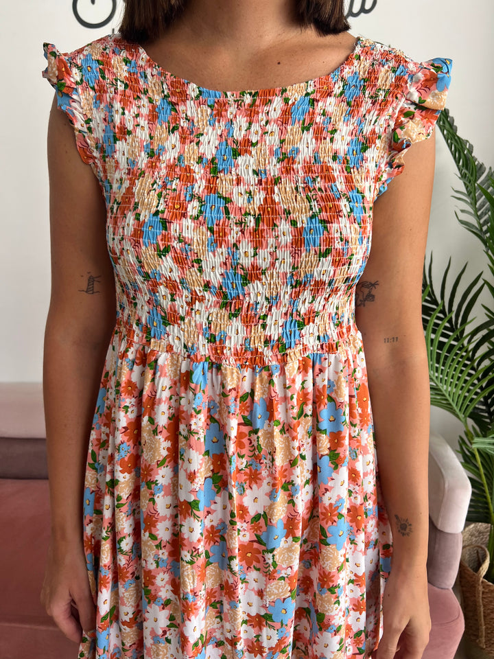 Vestido Amanda coral