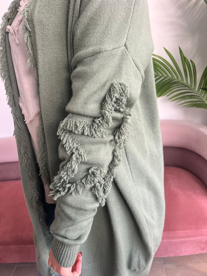 Chaqueta Estrellas verde militar