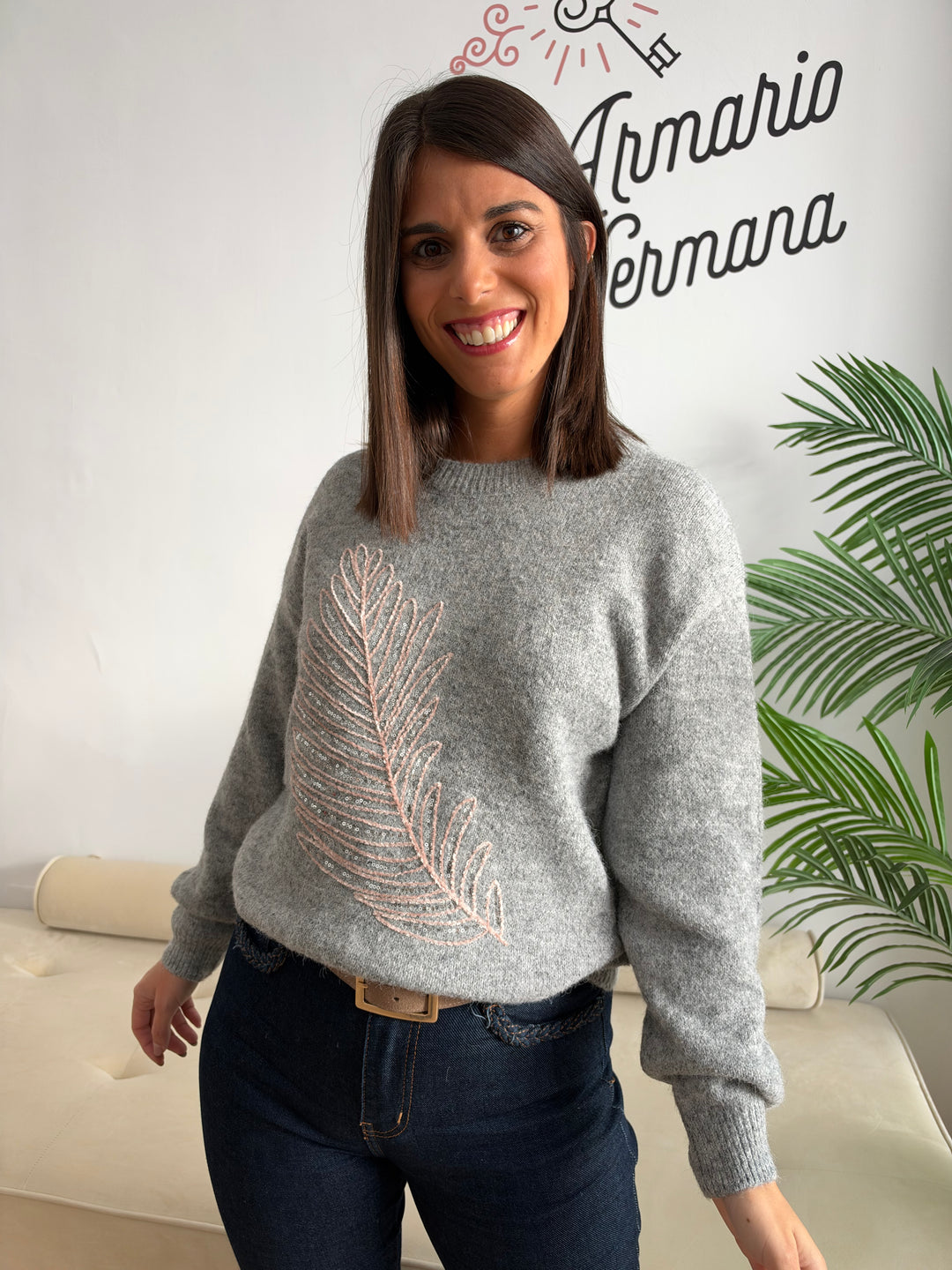 Jersey Samantha gris oscuro