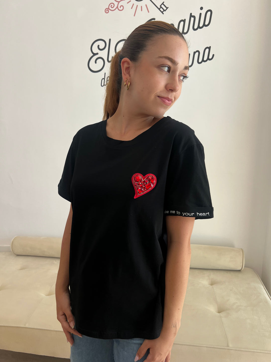 Camiseta Serena negro