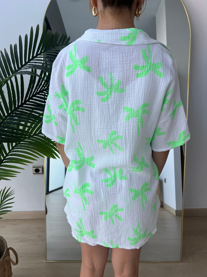 Conjunto Palmeras verde