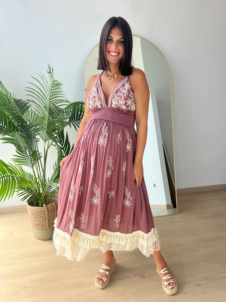 Vestido Manilva morado