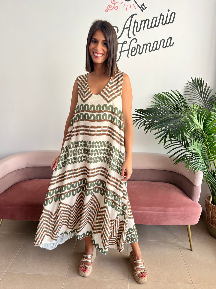 Vestido Tania verde