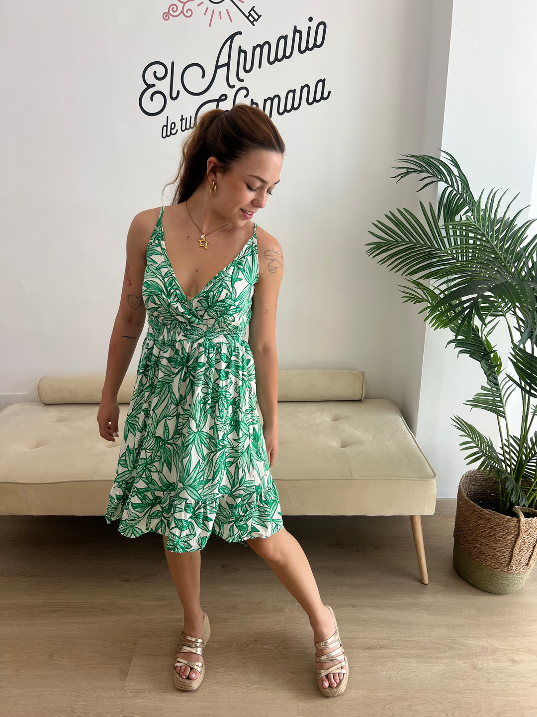 Vestido Mónica verde