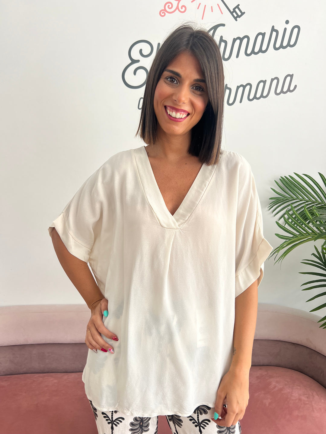 Blusa Mary beige