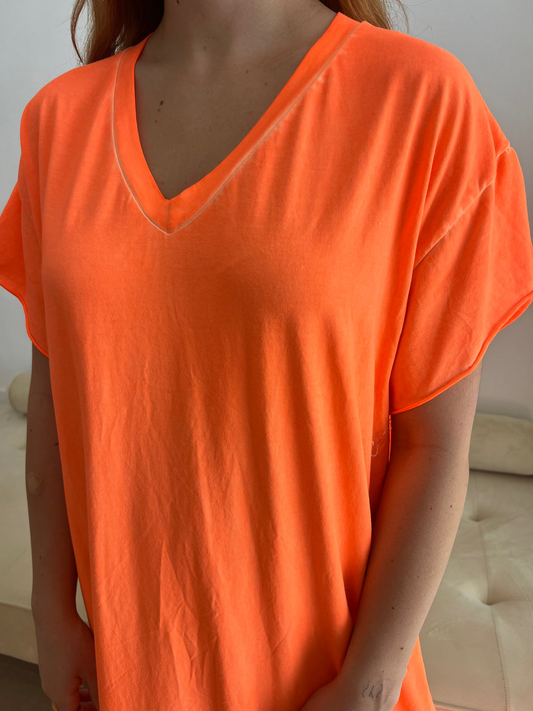 Vestido Lourdes naranja
