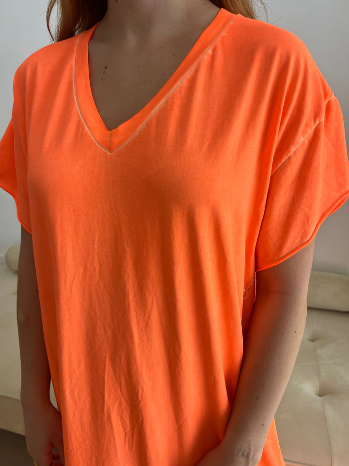 Vestido Lourdes naranja