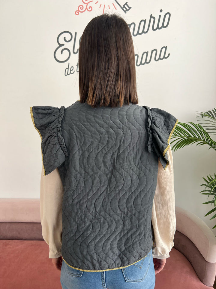 Chaleco Bibiana gris