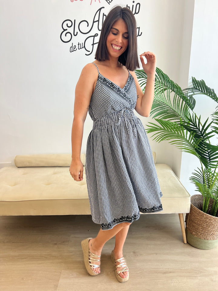 Vestido Melody azul marino