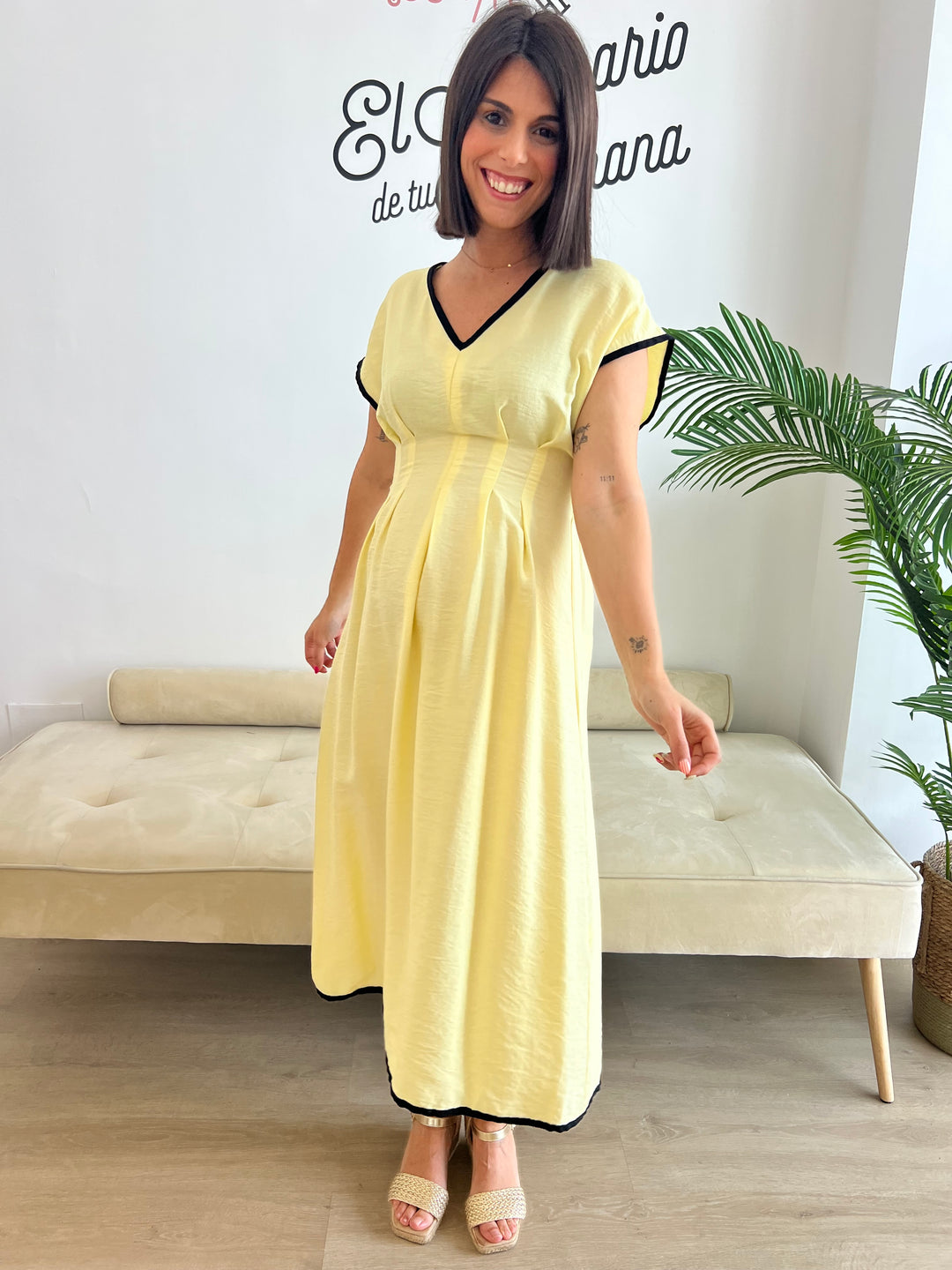 Vestido Selana amarillo