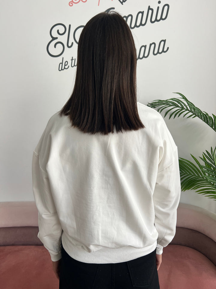 Sudadera Coraima blanco