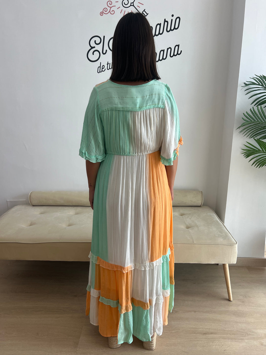 Vestido Manacor mandarina