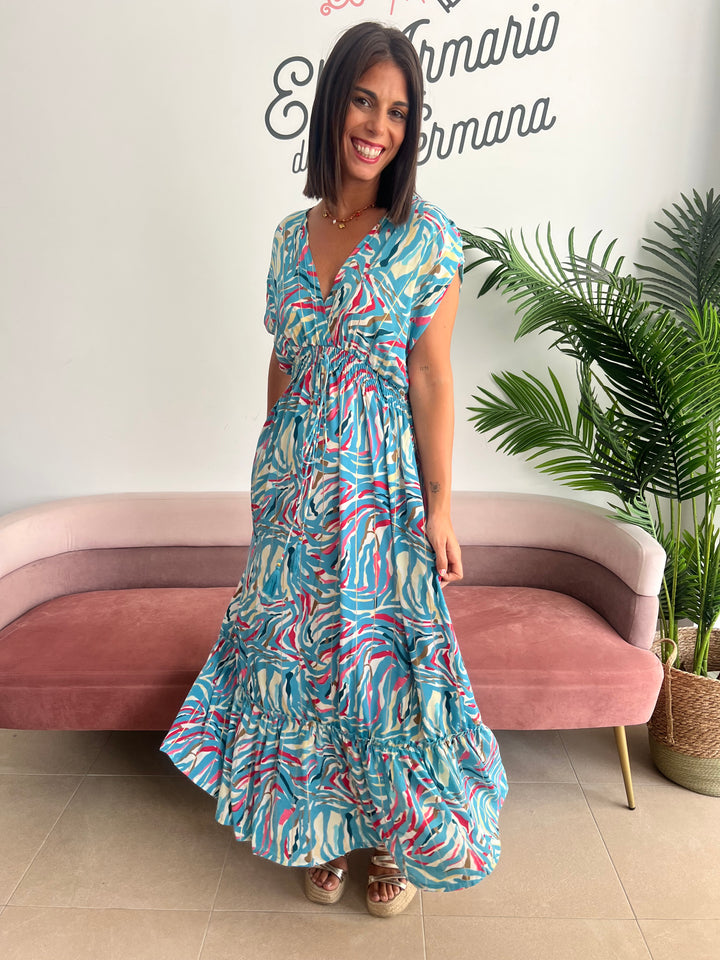 Vestido Tarifa azul