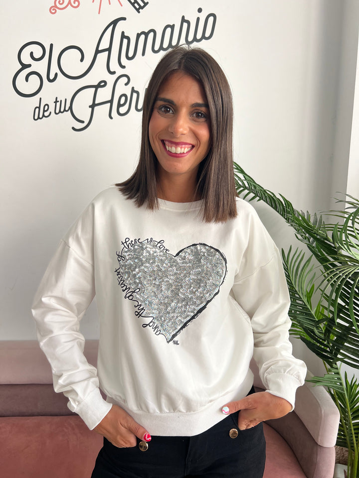 Sudadera Coraima blanco
