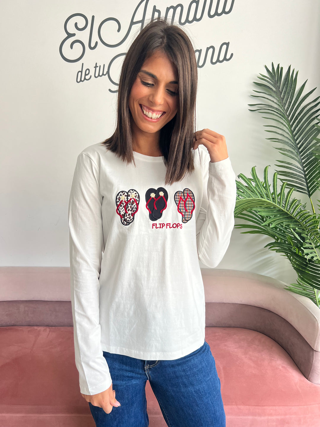 Camiseta Morgan blanco