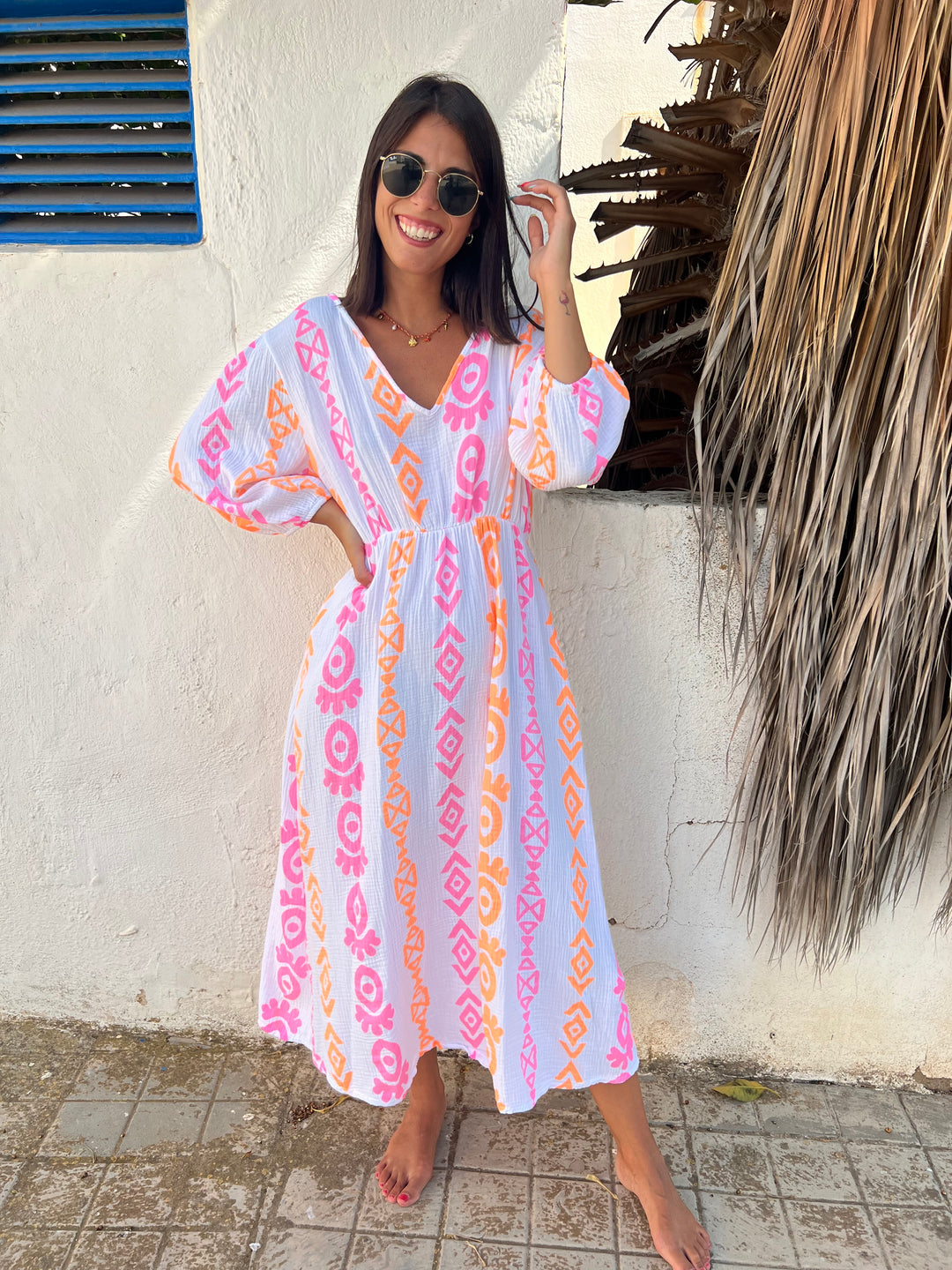 Vestido Kalea naranja