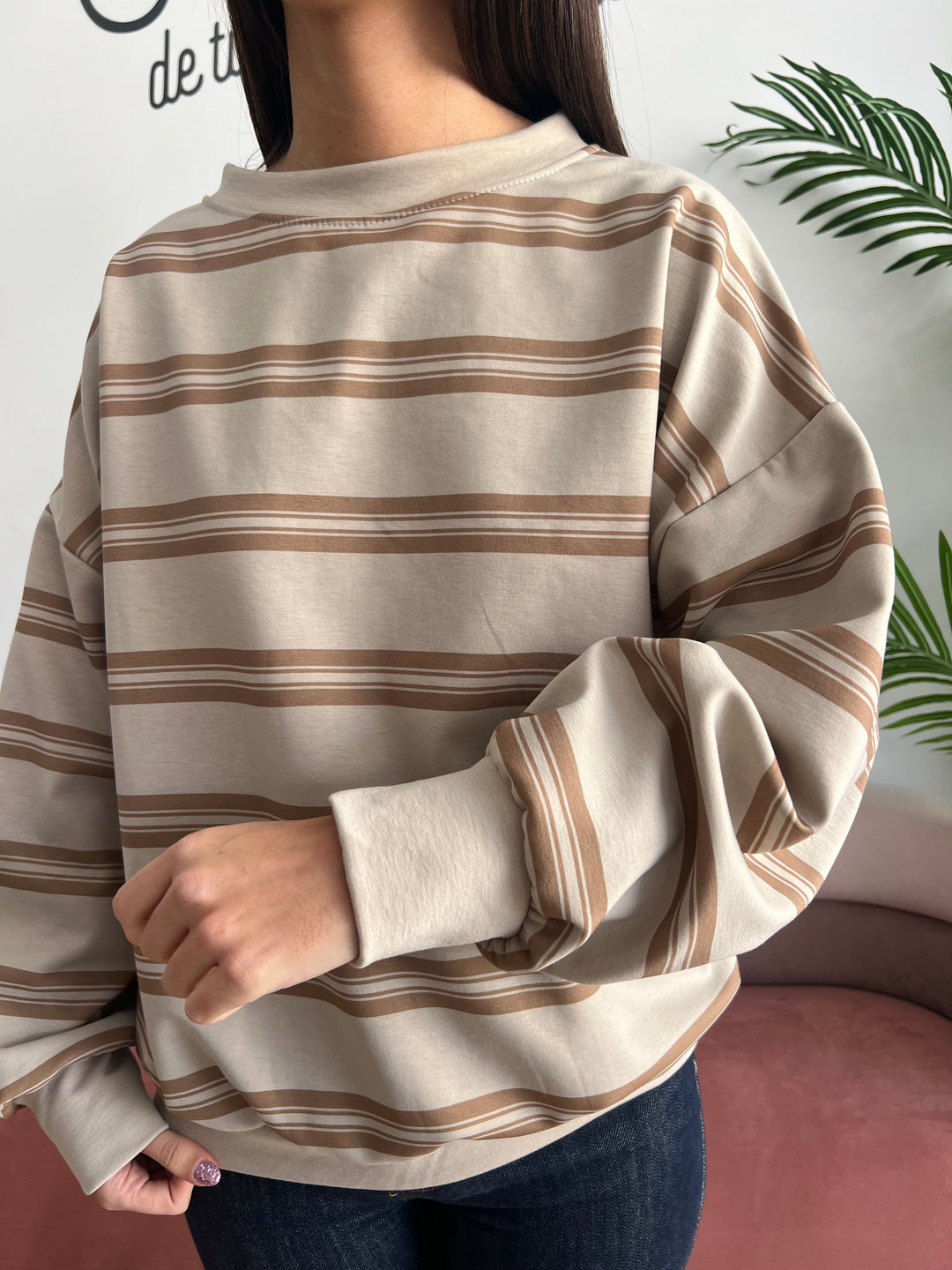 Sudadera Francis beige