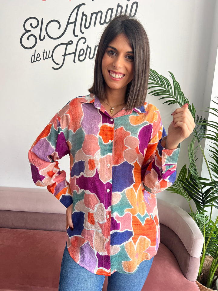 Camisa Nuria naranja