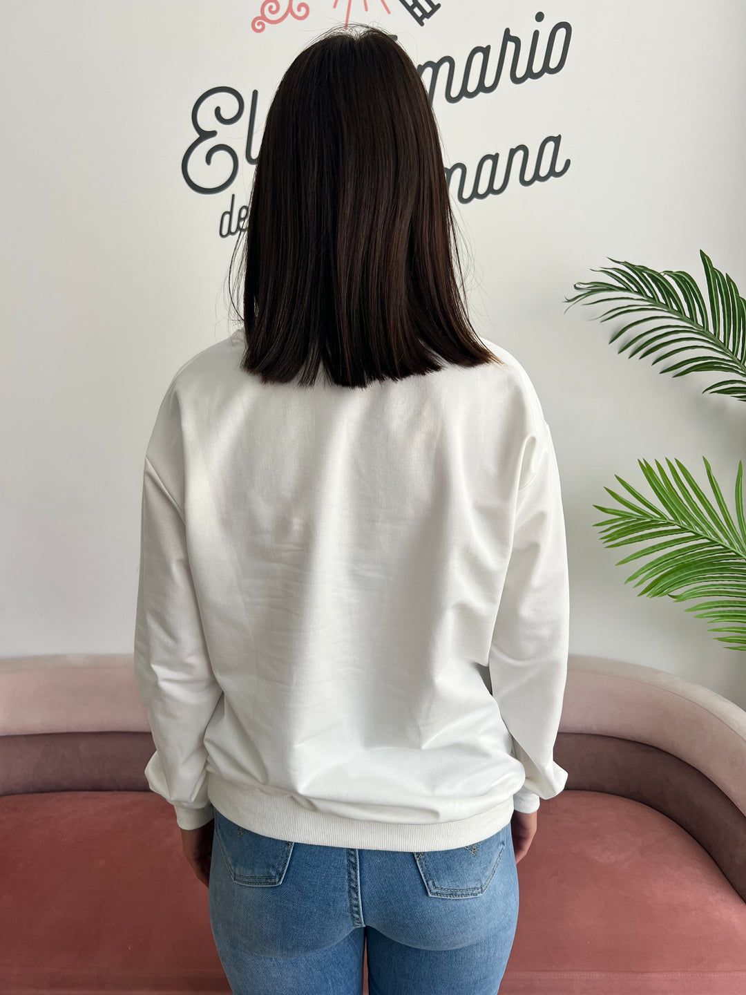 Sudadera Rolling blanco