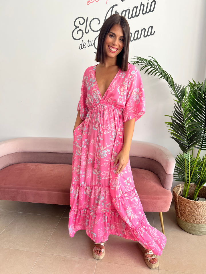Vestido Jaione rosa