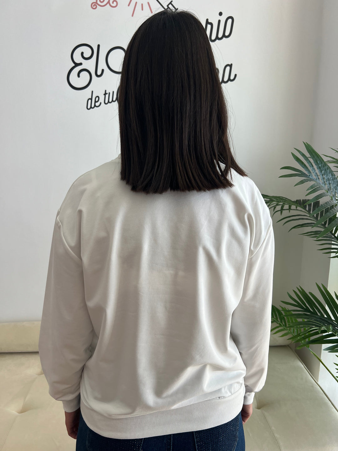 Sudadera Hip Hip blanco