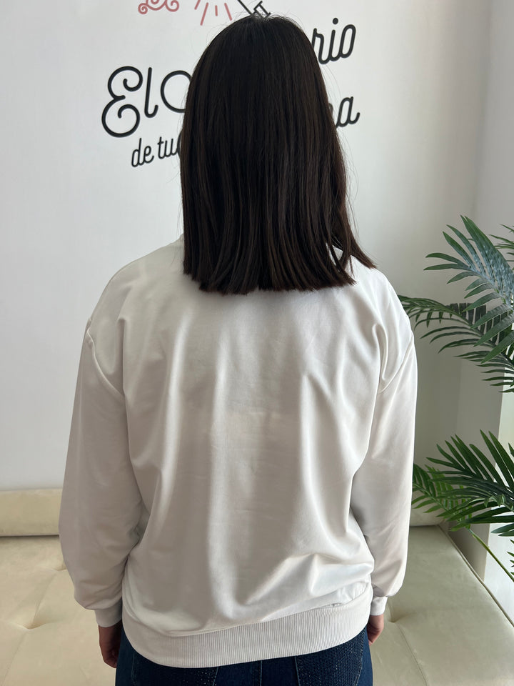 Sudadera Hip Hip blanco