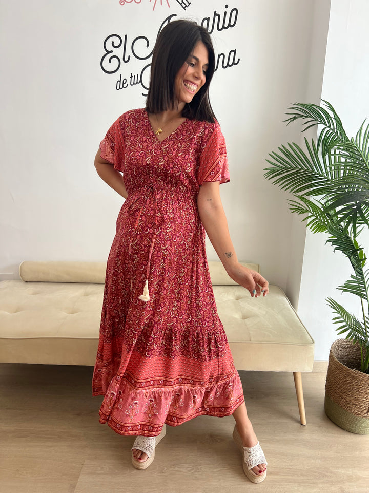 Vestido Lucrecia teja