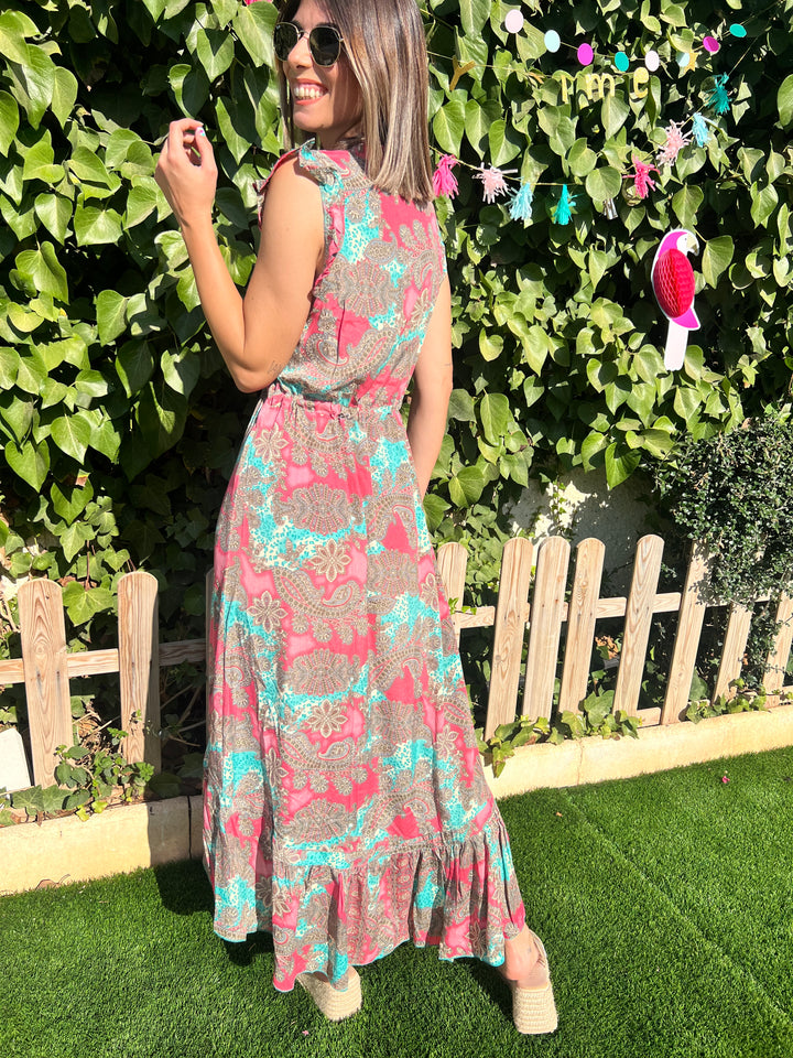 Vestido Mariola coral