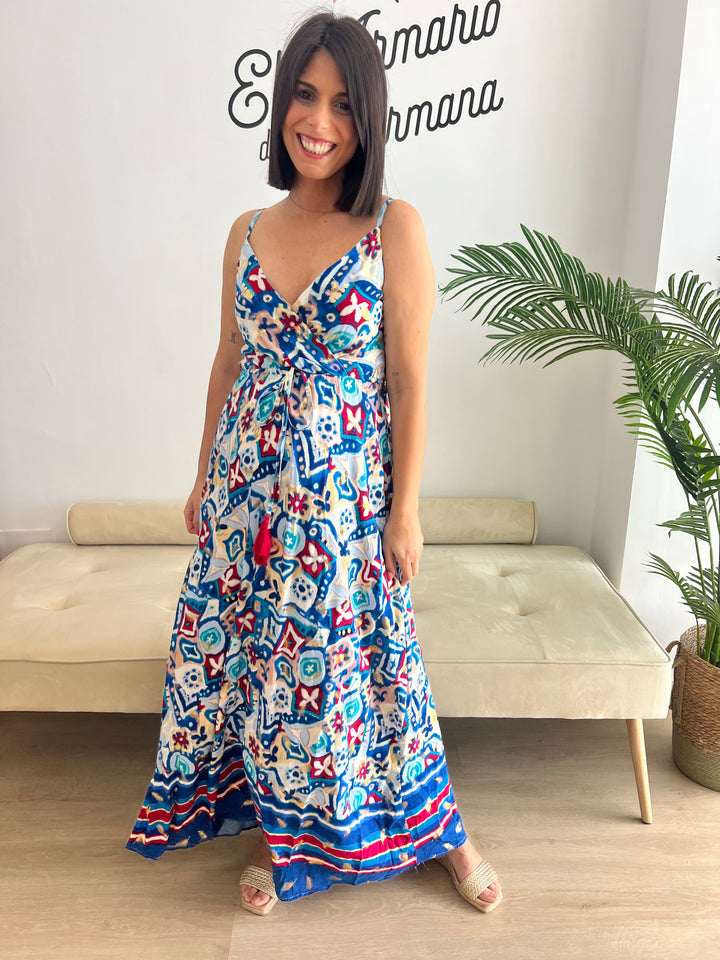 Vestido Maica azul