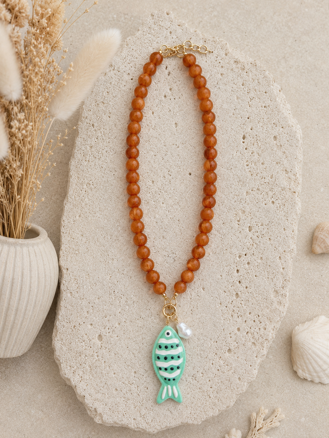Collar Verano teja