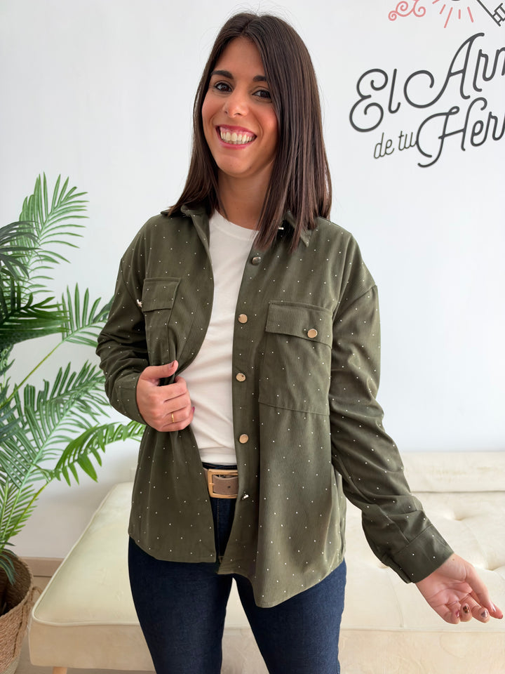 Sobrecamisa Florencia verde militar