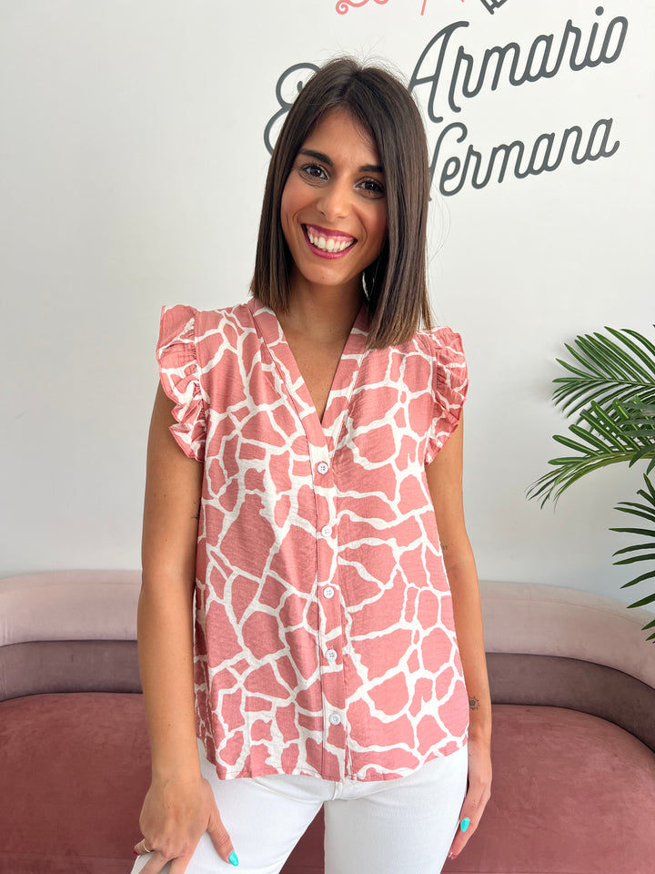 Camisa Cruz rosa