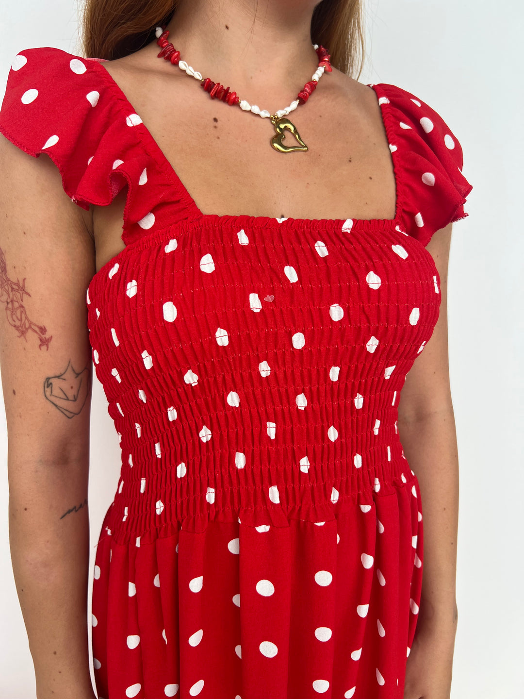 Vestido Violeta rojo