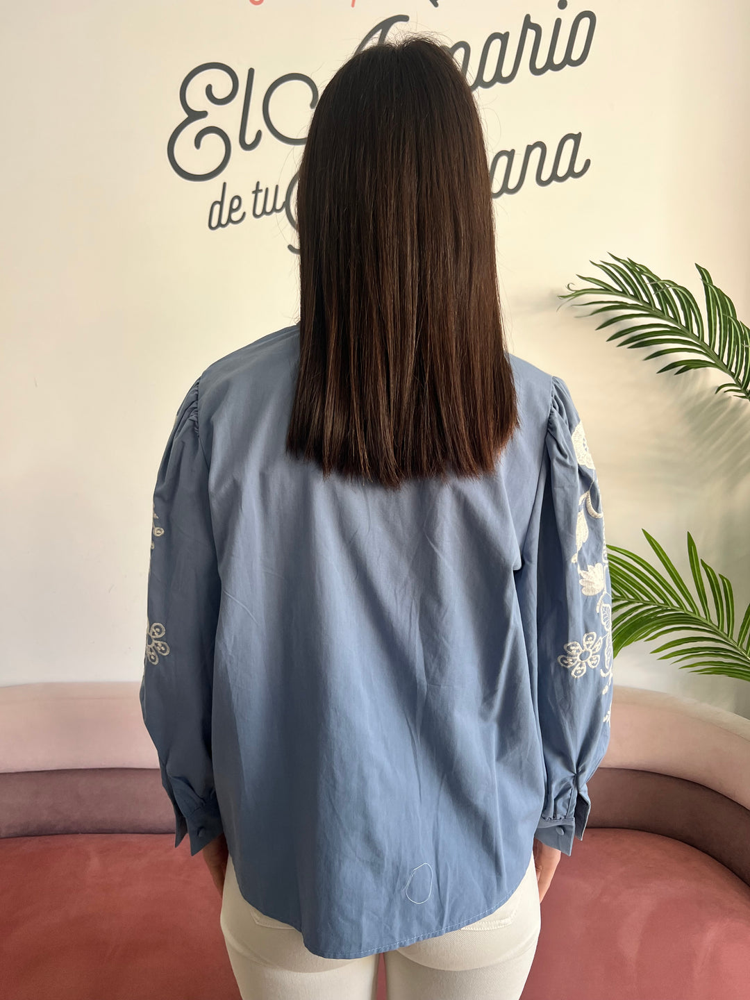 Camisa María celeste