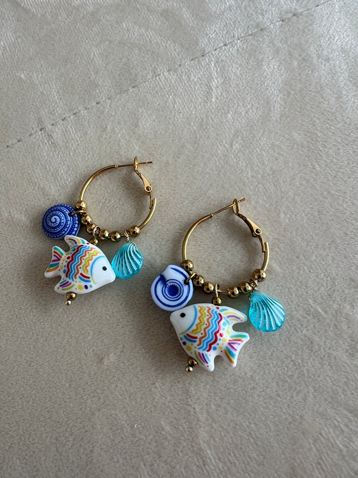Pendientes Marea (acero)