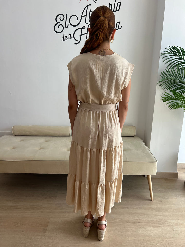 Vestido Mauro beige