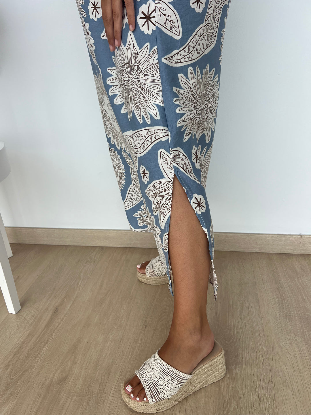 Vestido Saray celeste