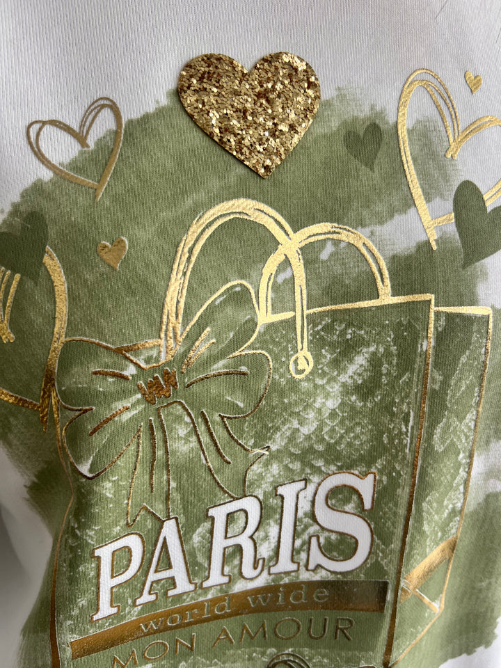 Sudadera Mon Amour verde