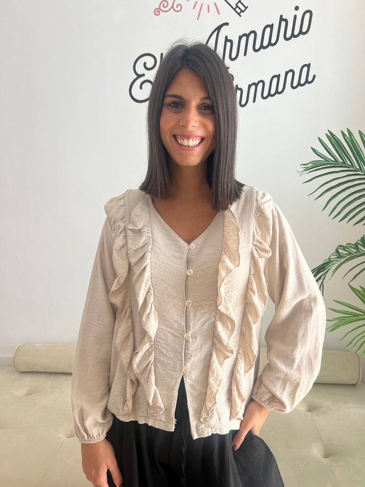 Blusa Miry beige