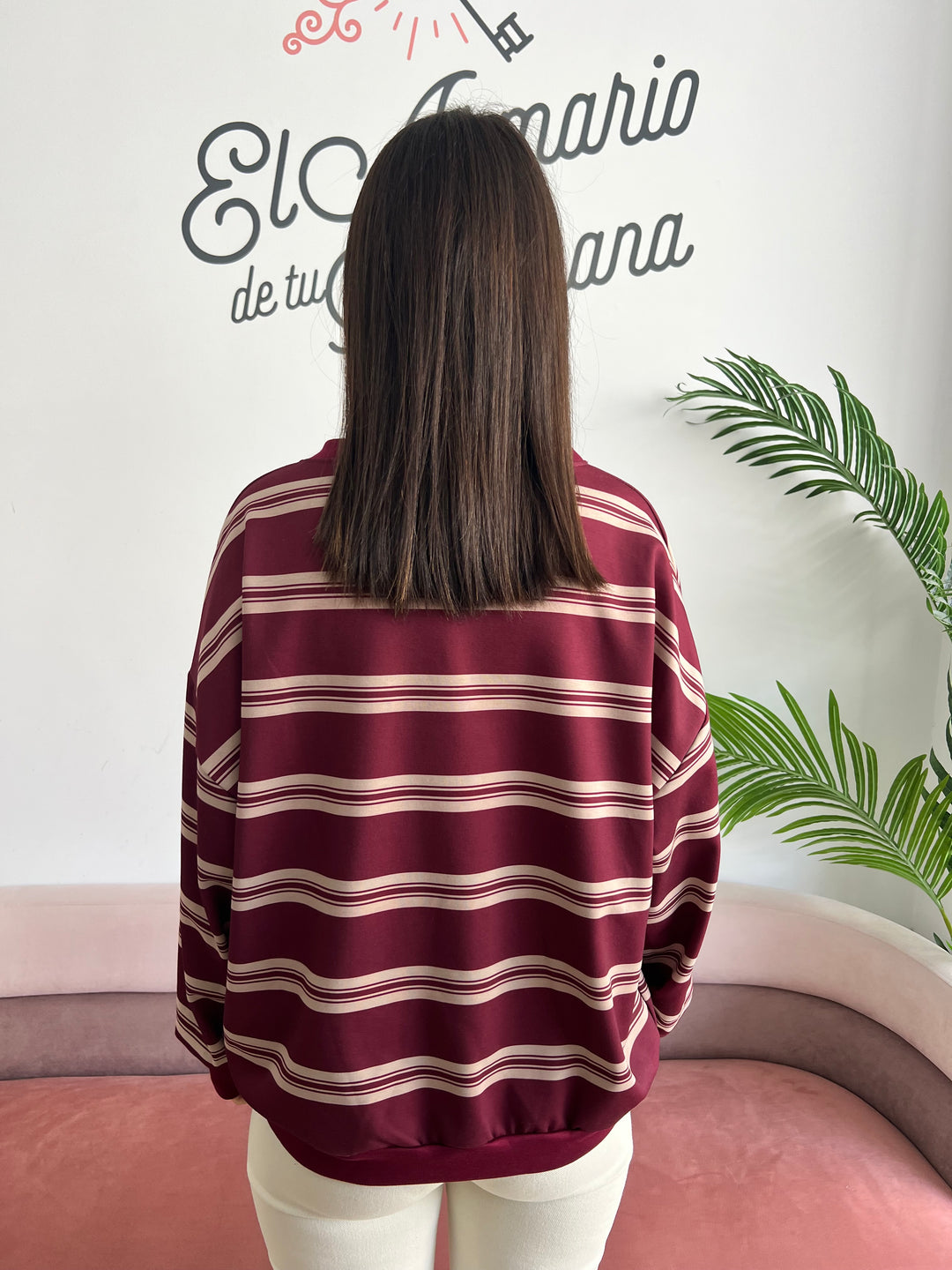 Sudadera Francis burdeos