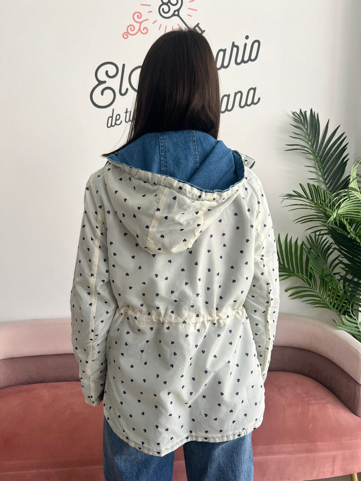 Chaqueta Reversible Corazones