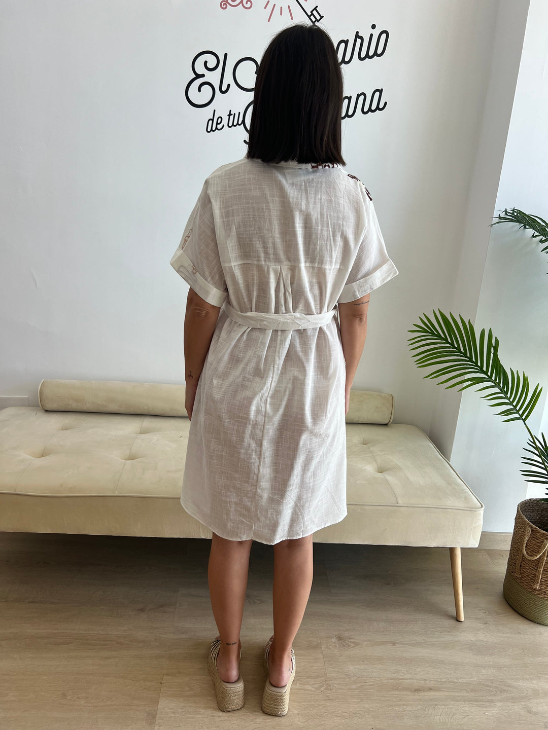 Vestido Claudia blanco